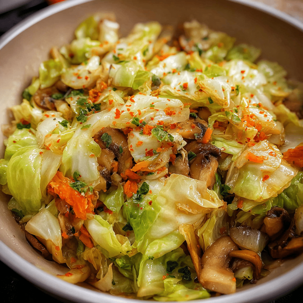 Asian Cabbage Stir Fry