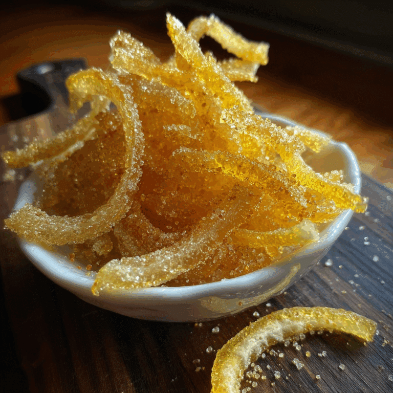 Candied Lemon Peel