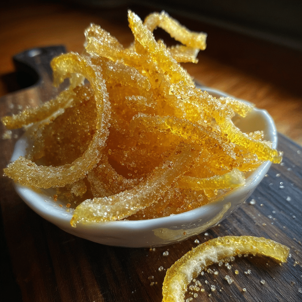 Candied Lemon Peel