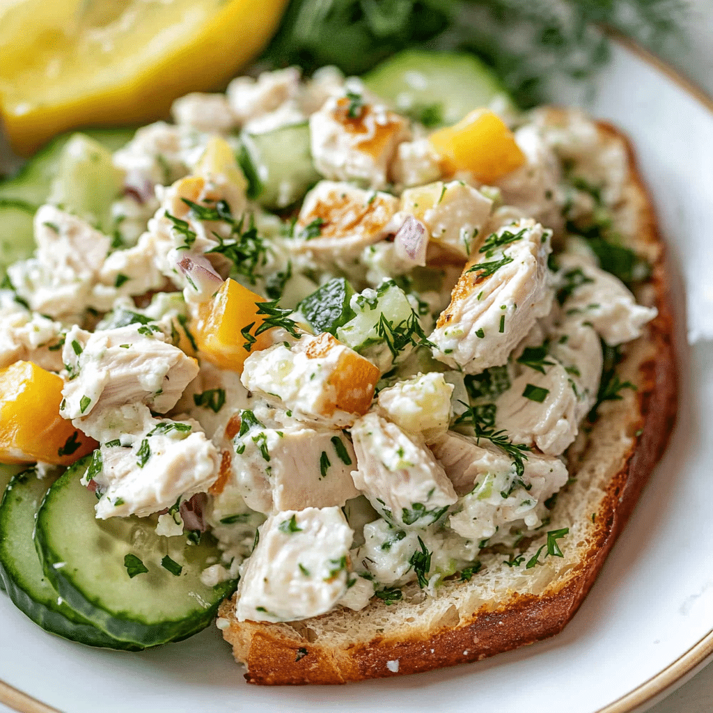 Cottage Cheese Chicken Salad