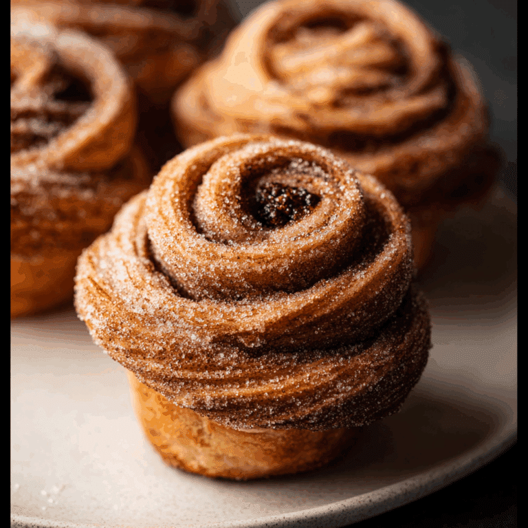 Easy Cinnamon Sugar Cruffins