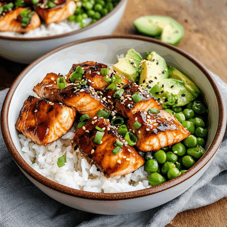 Fresh Teriyaki Salmon Bowls