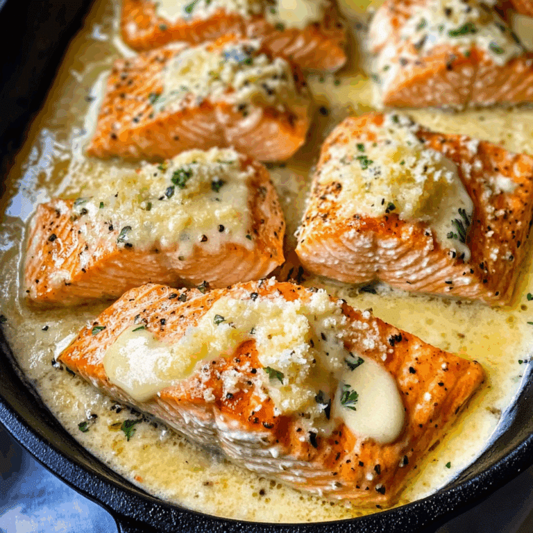 Garlic Butter Parmesan Salmon