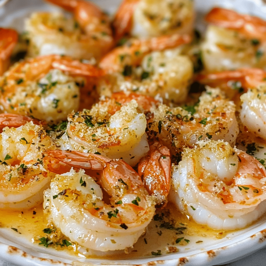 Garlic Parmesan Roasted Shrimp