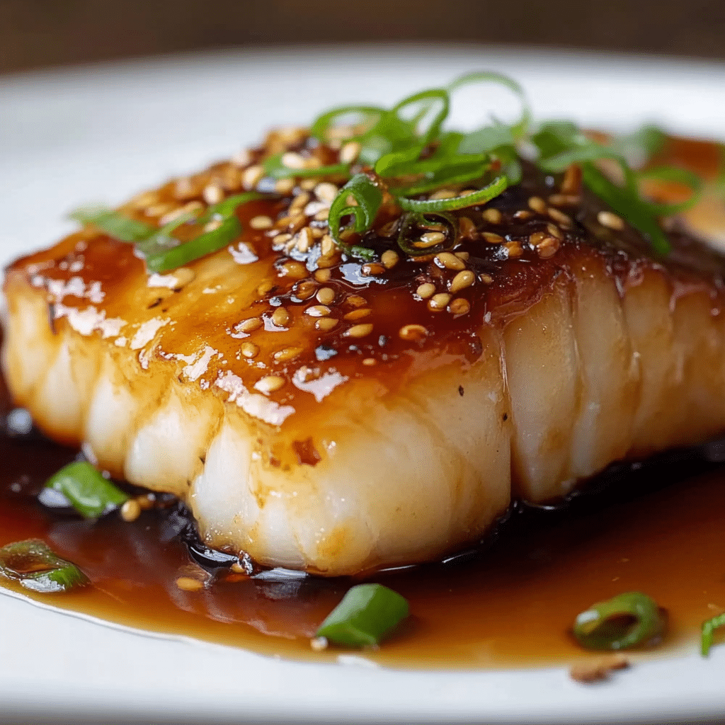 Ginger Soy Glazed Cod