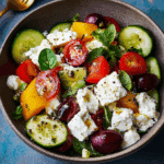 Greek Cottage Cheese Salad