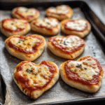 Heart-Shaped Mini Pizzas