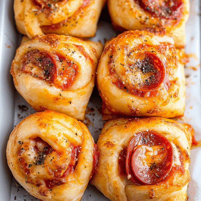 Homemade Pepperoni Pizza Rolls