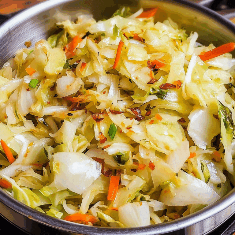Jamaican Steamed Cabbage