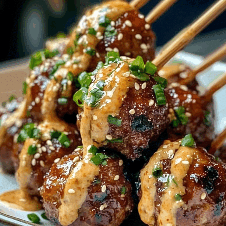 Korean BBQ Meatballs with Spicy Mayo Dip