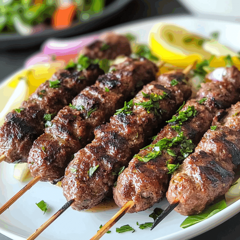 Lebanese Kafta Kebabs