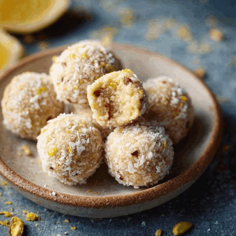 Lemon and Cashew Bliss Balls