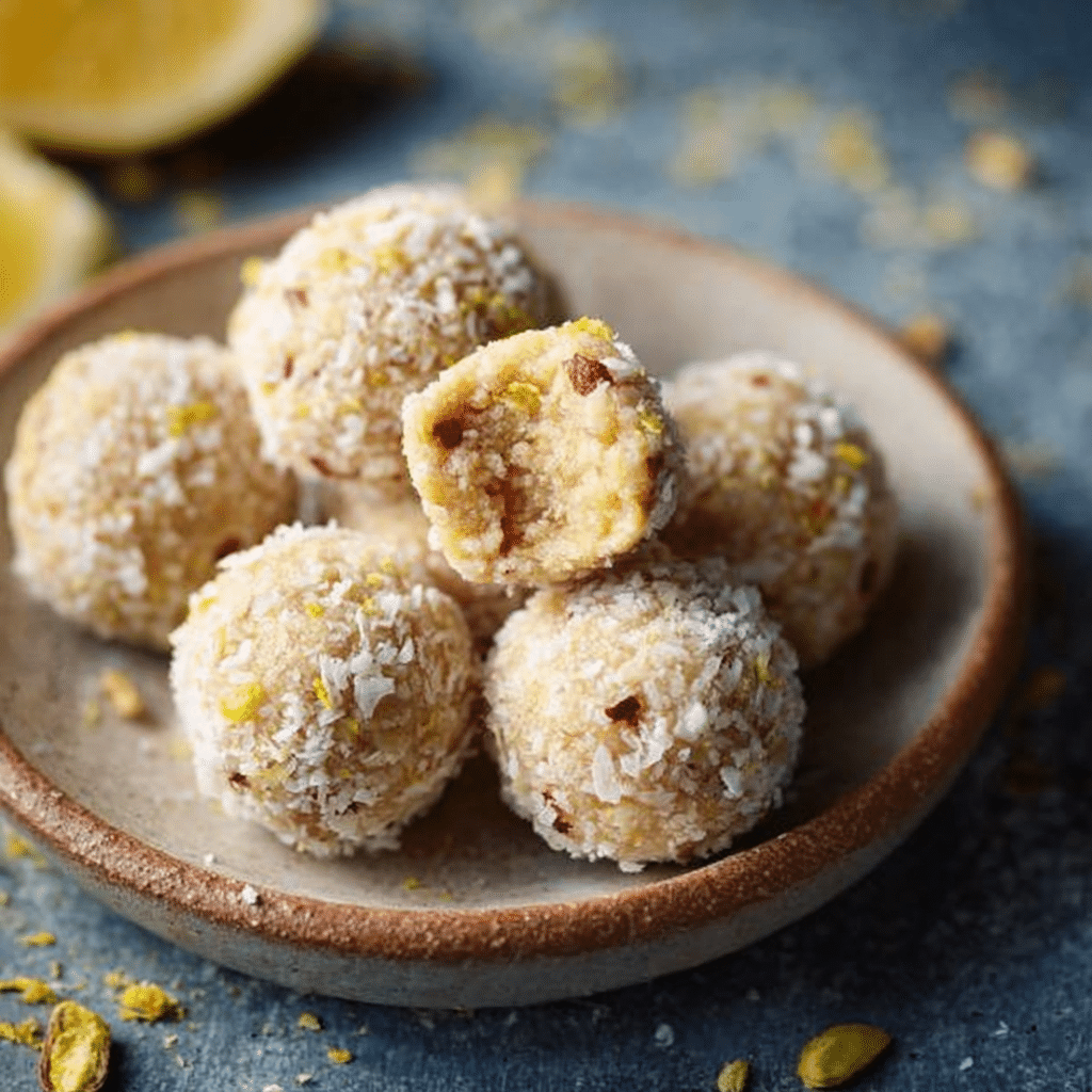 Lemon and Cashew Bliss Balls