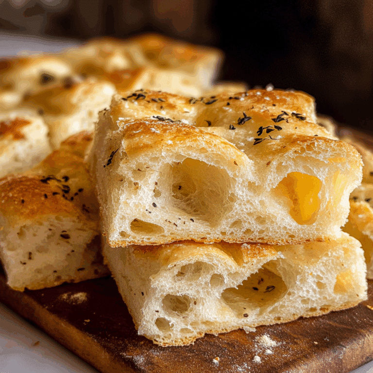 Light Fluffy Sourdough Focaccia