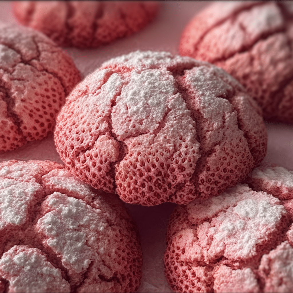 Lychee-Strawberry Cookies