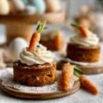 Mini Easter Carrot Cakes