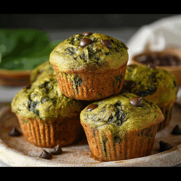 Moist Spinach Muffins