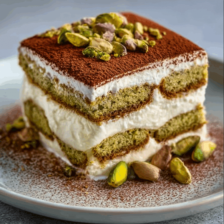 Pistachio Tiramisu