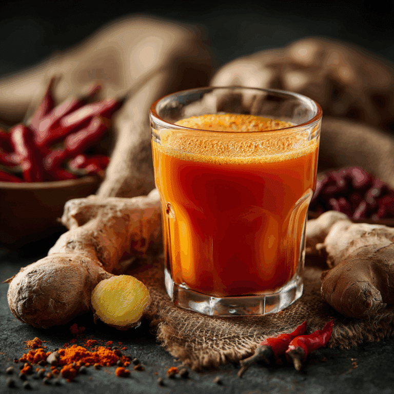 Spicy Ginger Wellness Shots