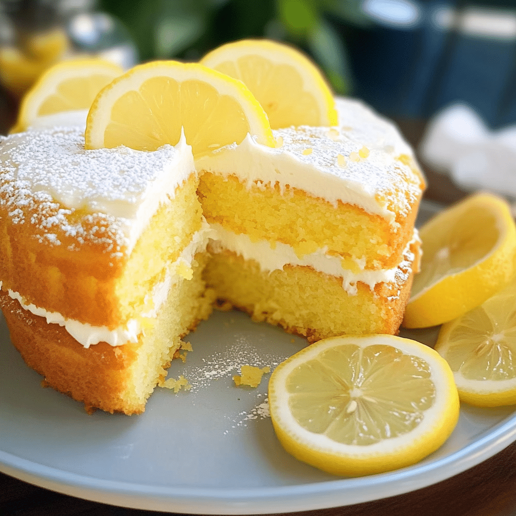 Super Easy Lemonade Cake Recipe