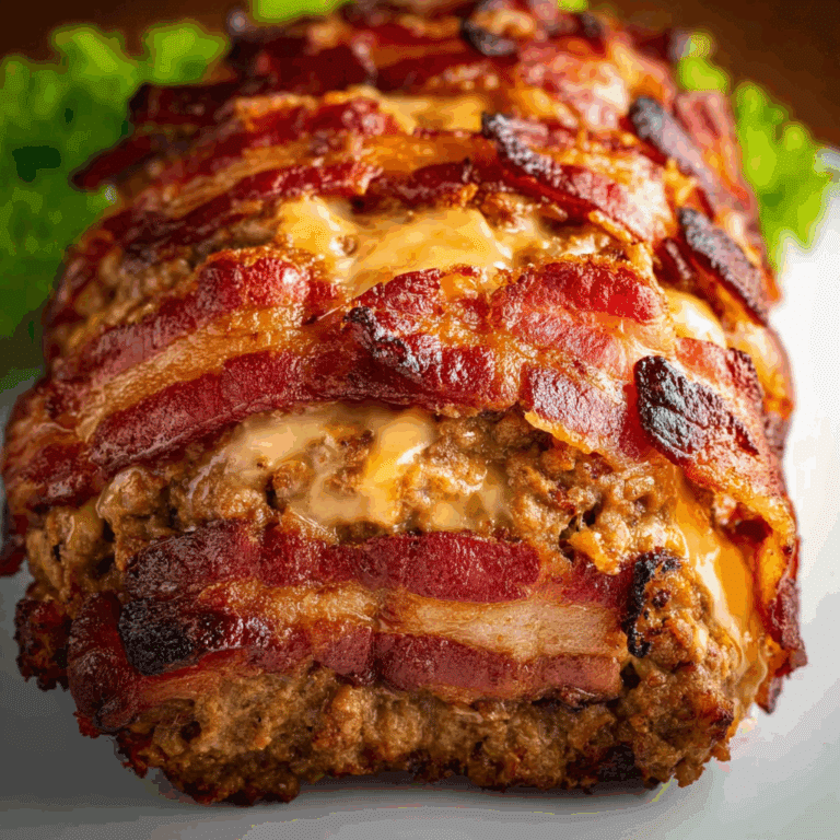 Bacon Cheeseburger Meatloaf
