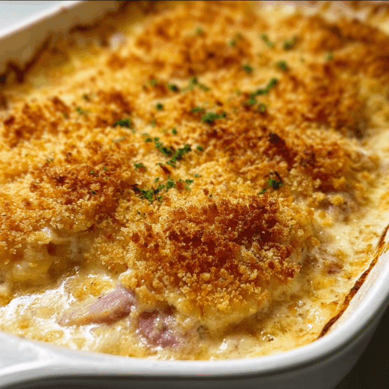 Chicken Cordon Bleu Casserole