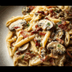 Creamy Bacon & Mushroom Pasta