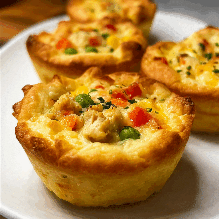Mini Chicken Pot Pie Muffins