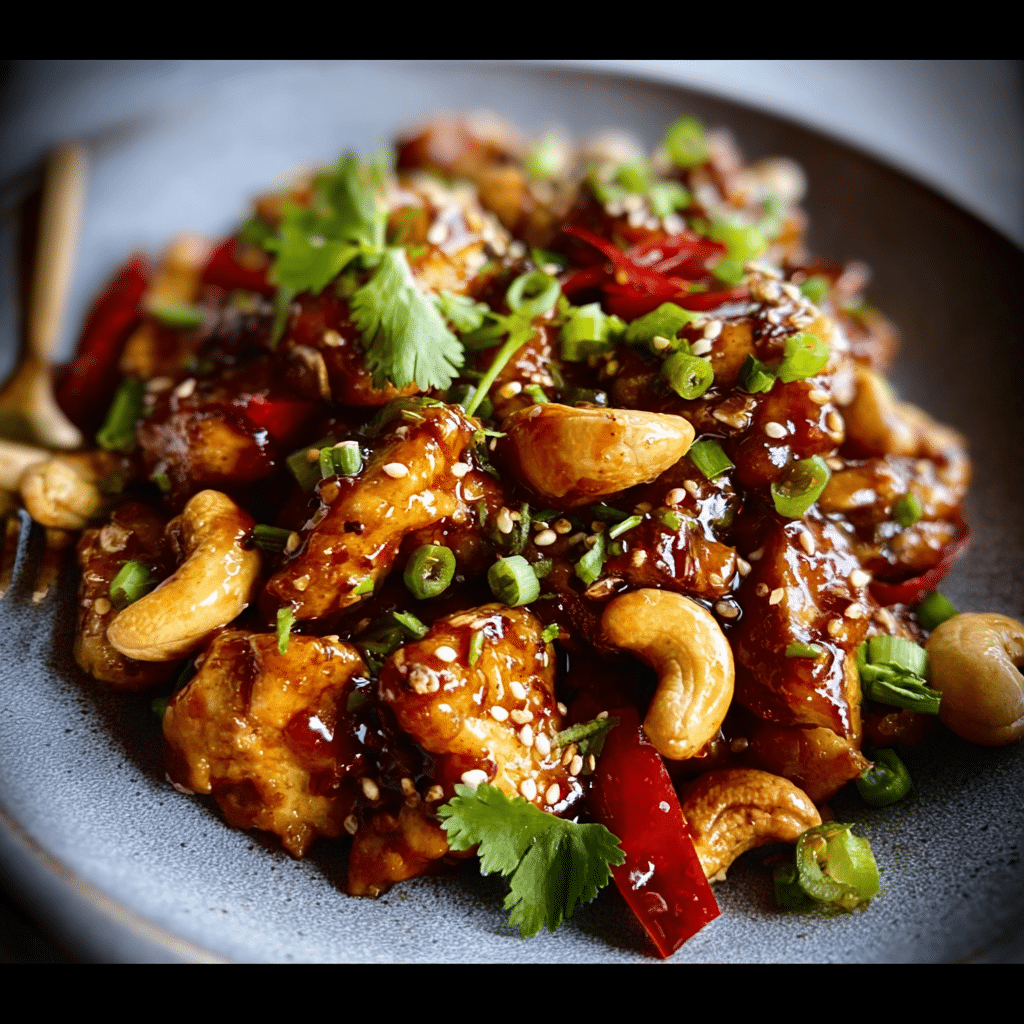 Spicy Cashew Chicken