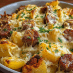 Cheesy Ranch Potatoes with Sausage