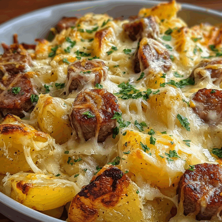 Cheesy Ranch Potatoes with Sausage