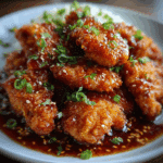 Double-Crunch Honey Garlic Chicken