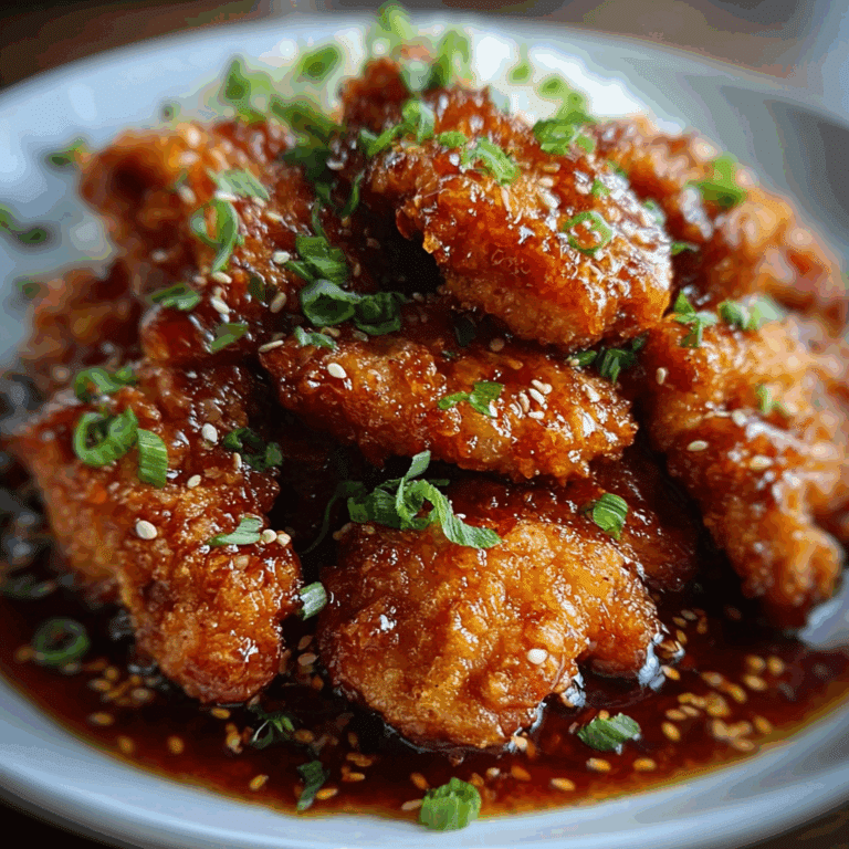 Double-Crunch Honey Garlic Chicken