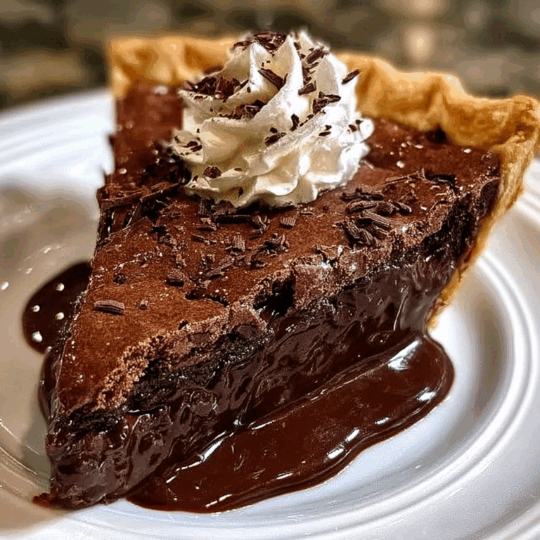 Hot Fudge Pie