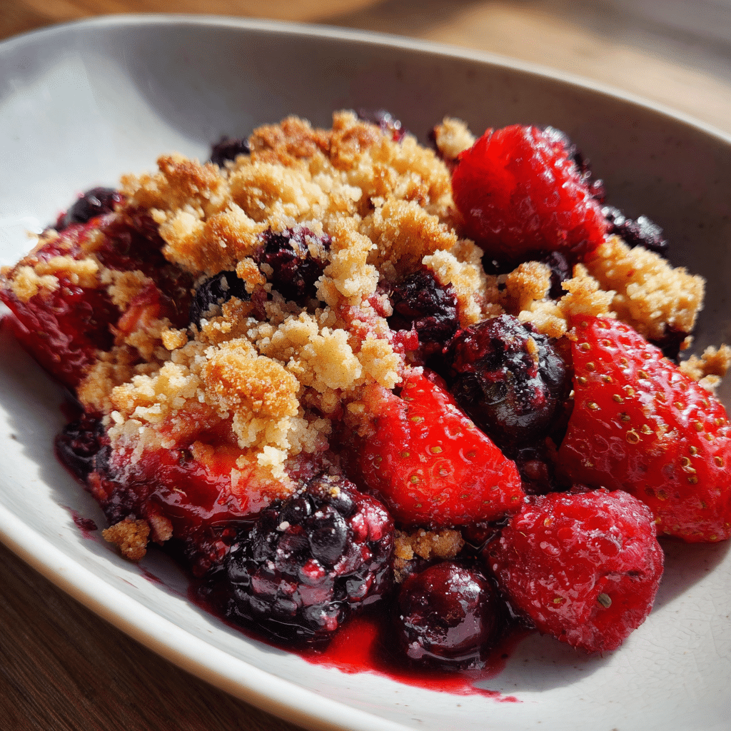 Mixed Berry Crumble