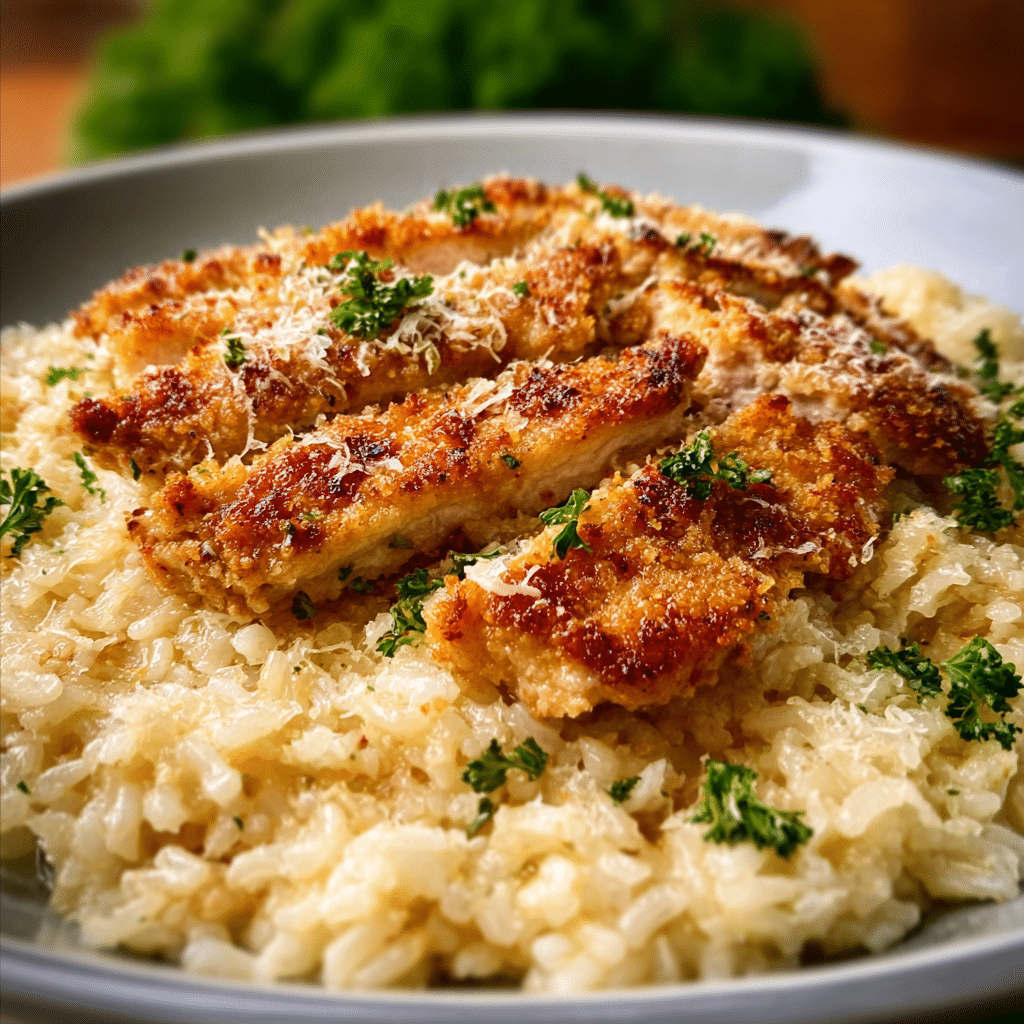 Parmesan Chicken & Rice