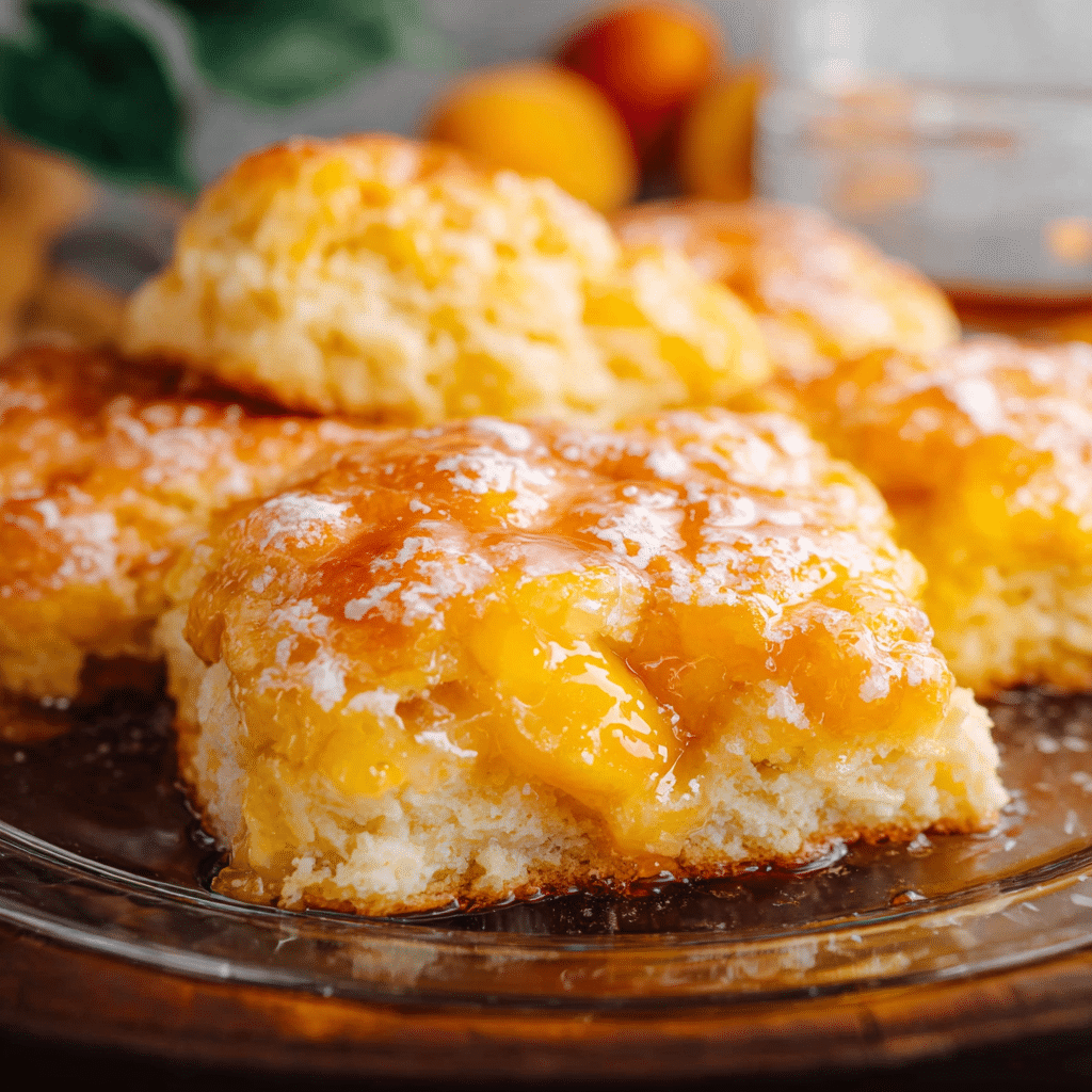 Peach Butter Swim Biscuits