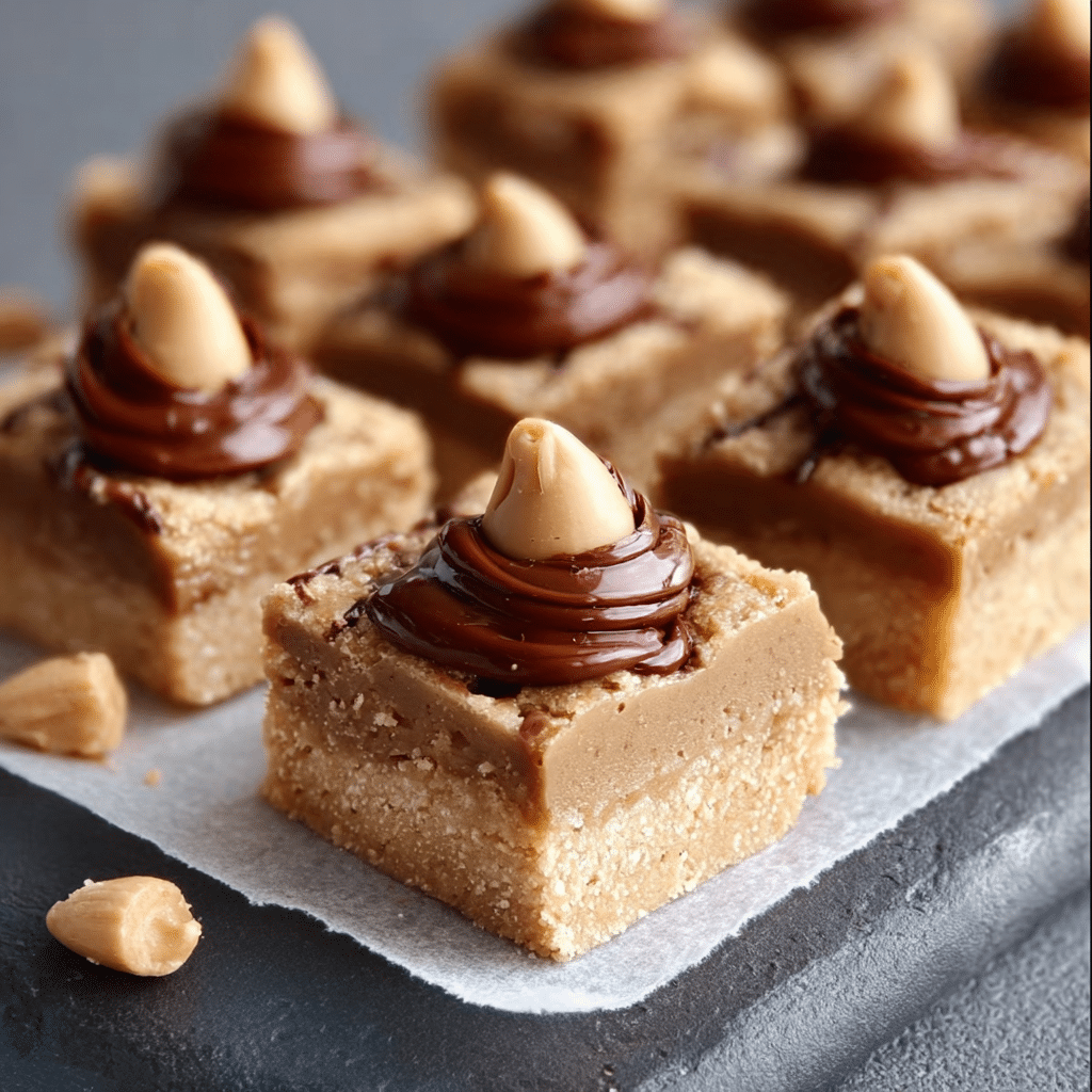 Peanut Butter Blossom Bars