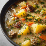 Potato & Hamburger Soup