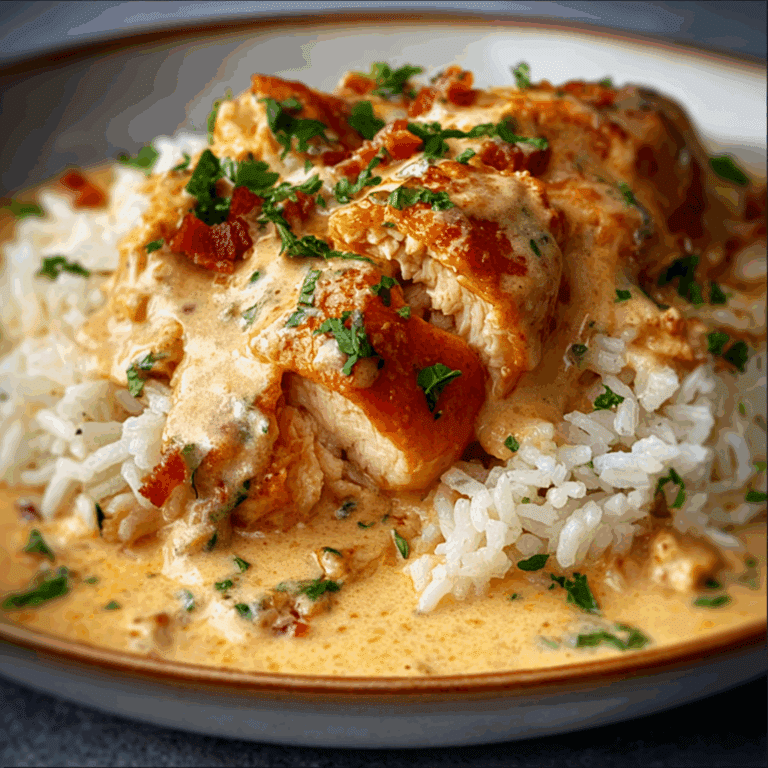 Smothered Chicken & Rice