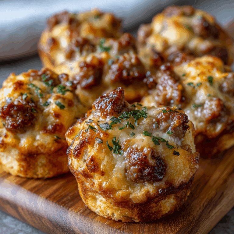 Cheesy Sausage Biscuit Bites