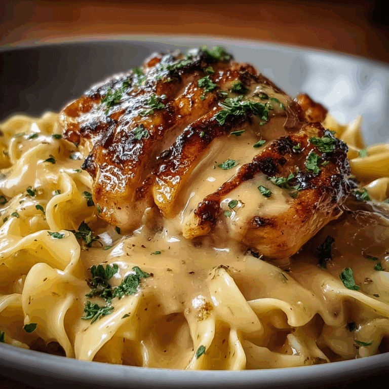 Chicken with Buttered Noodles