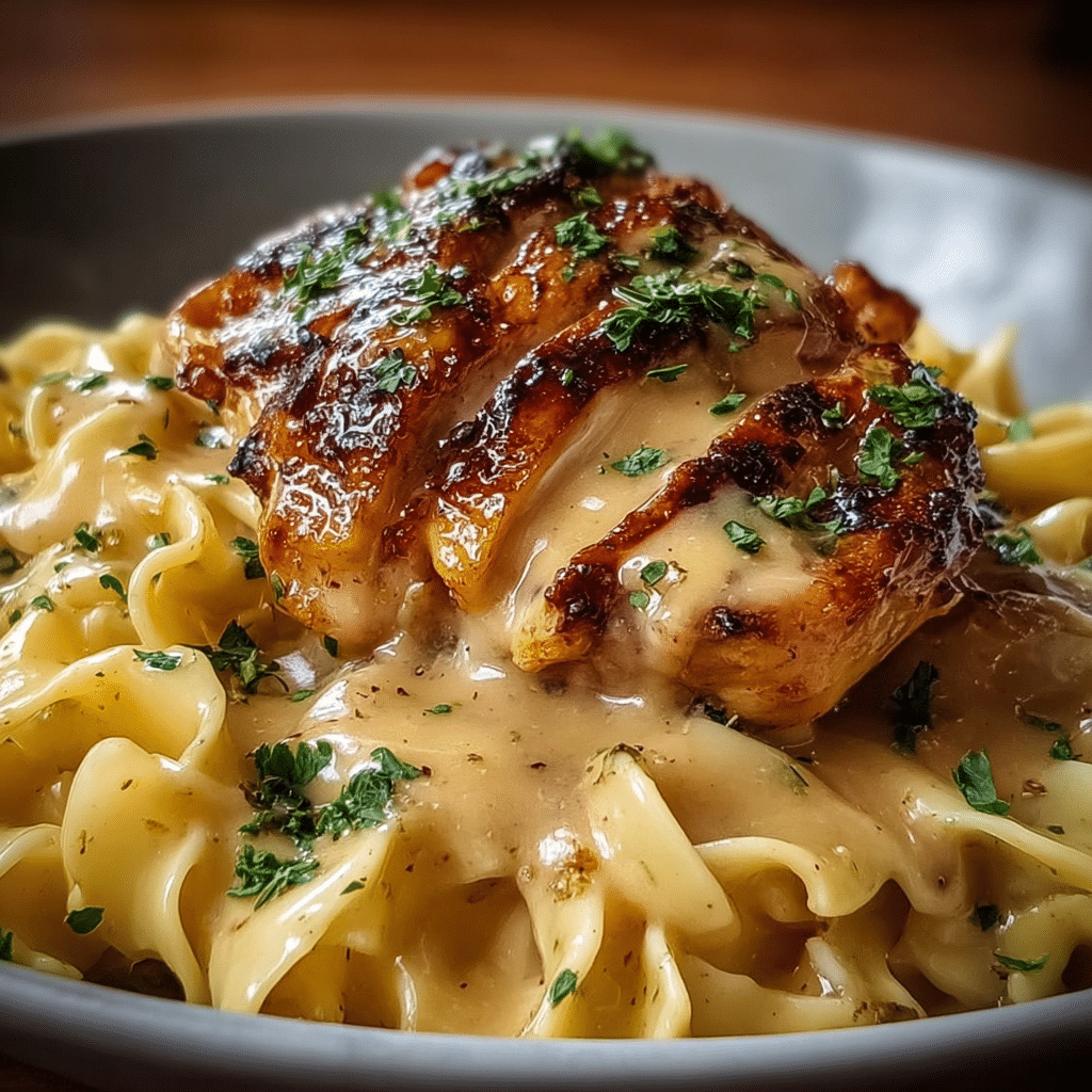 Chicken with Buttered Noodles