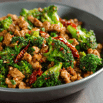 Healthy Ground Chicken & Broccoli Stir Fry