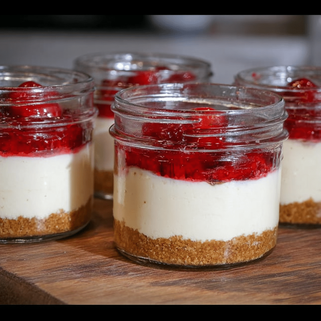 High Protein Cheesecake Jars