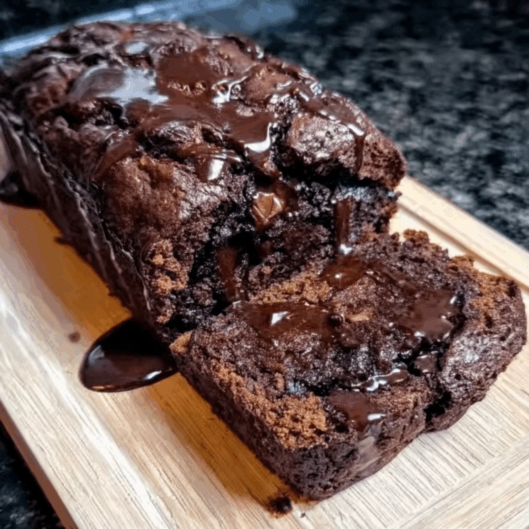 Hot Fudge Brownie Bread