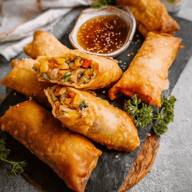 Pork and Vegetable Egg Rolls