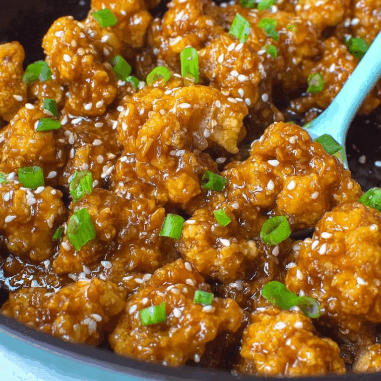 Sticky Sesame Cauliflower