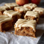 Apple Blondies with Maple Cream Cheese Frosting
