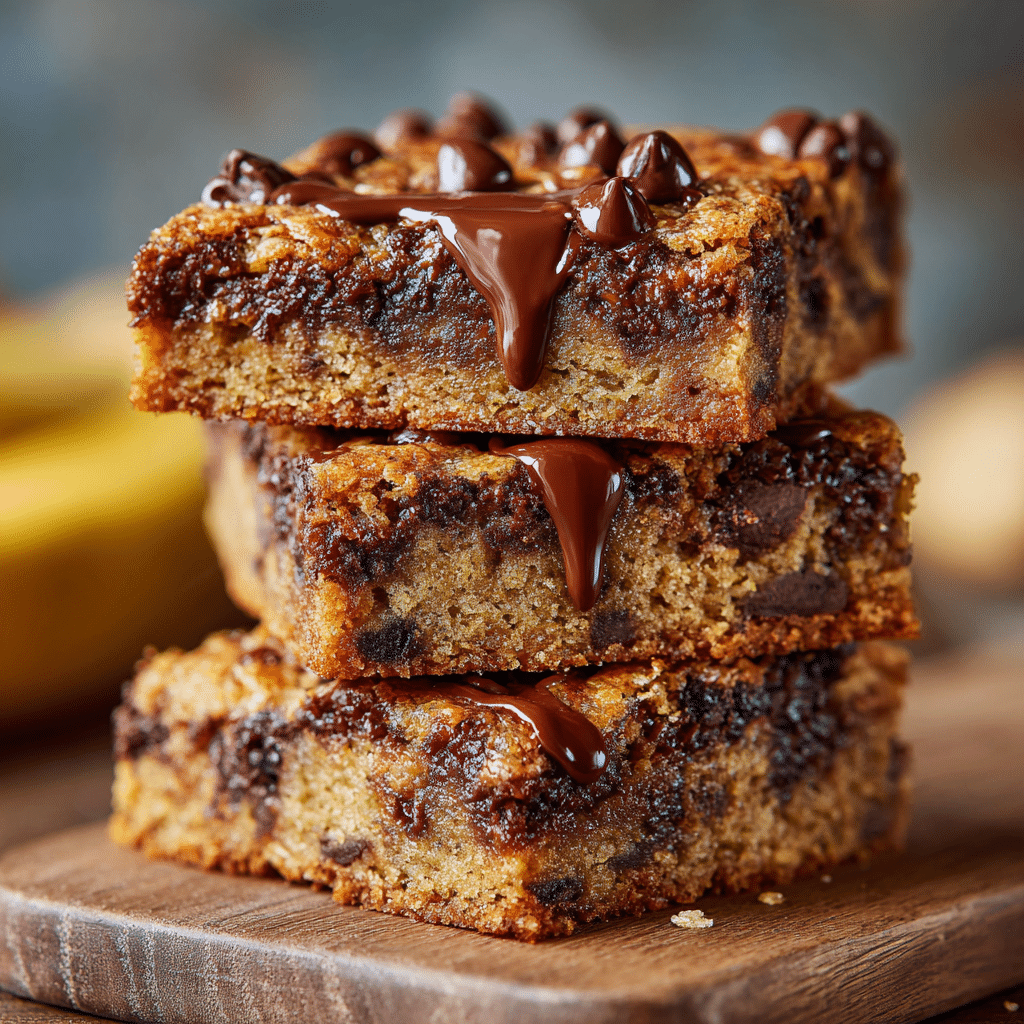 Banana Chocolate Chip Bars
